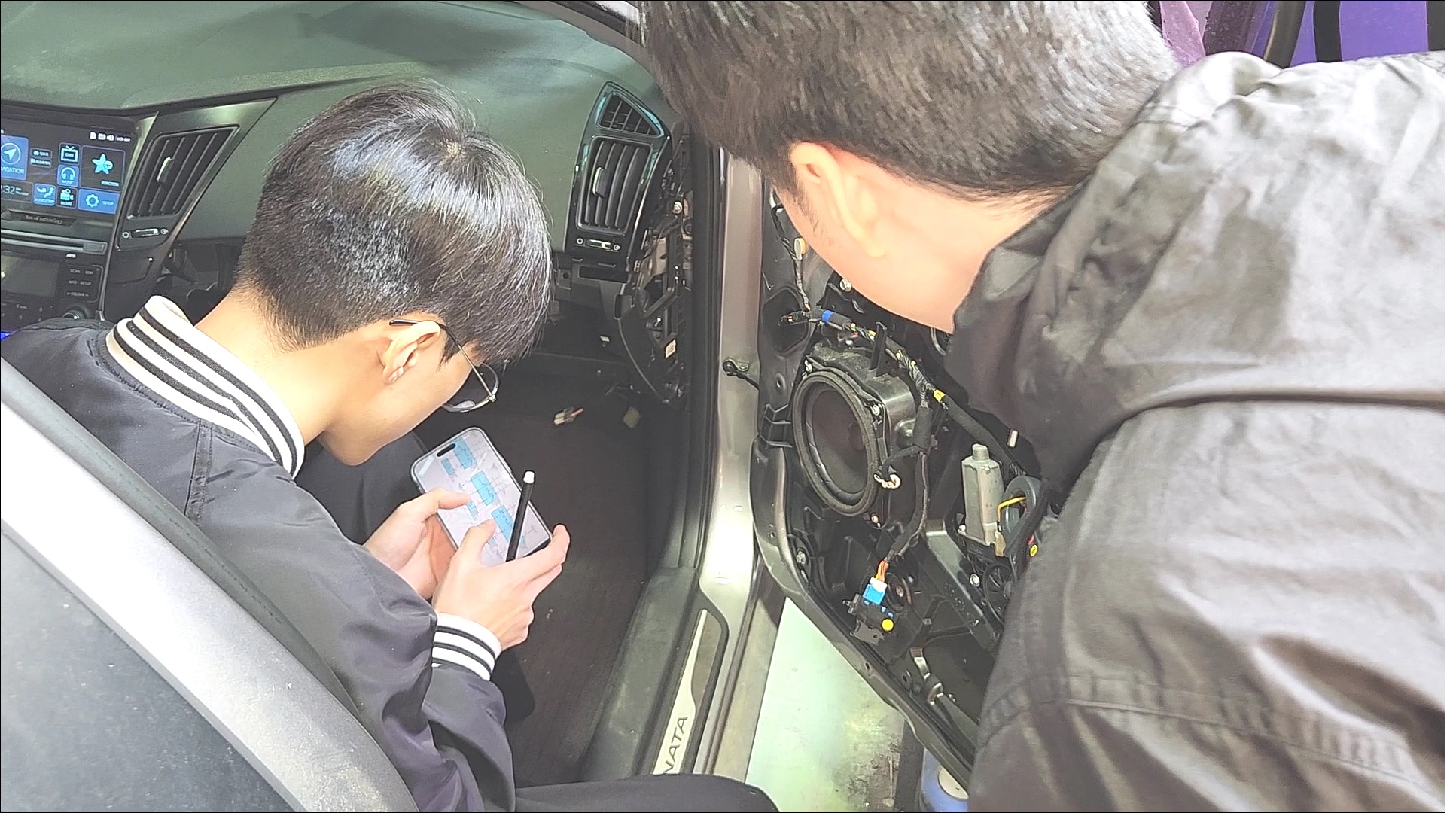 파워 윈도우 모터 소모전류 측정