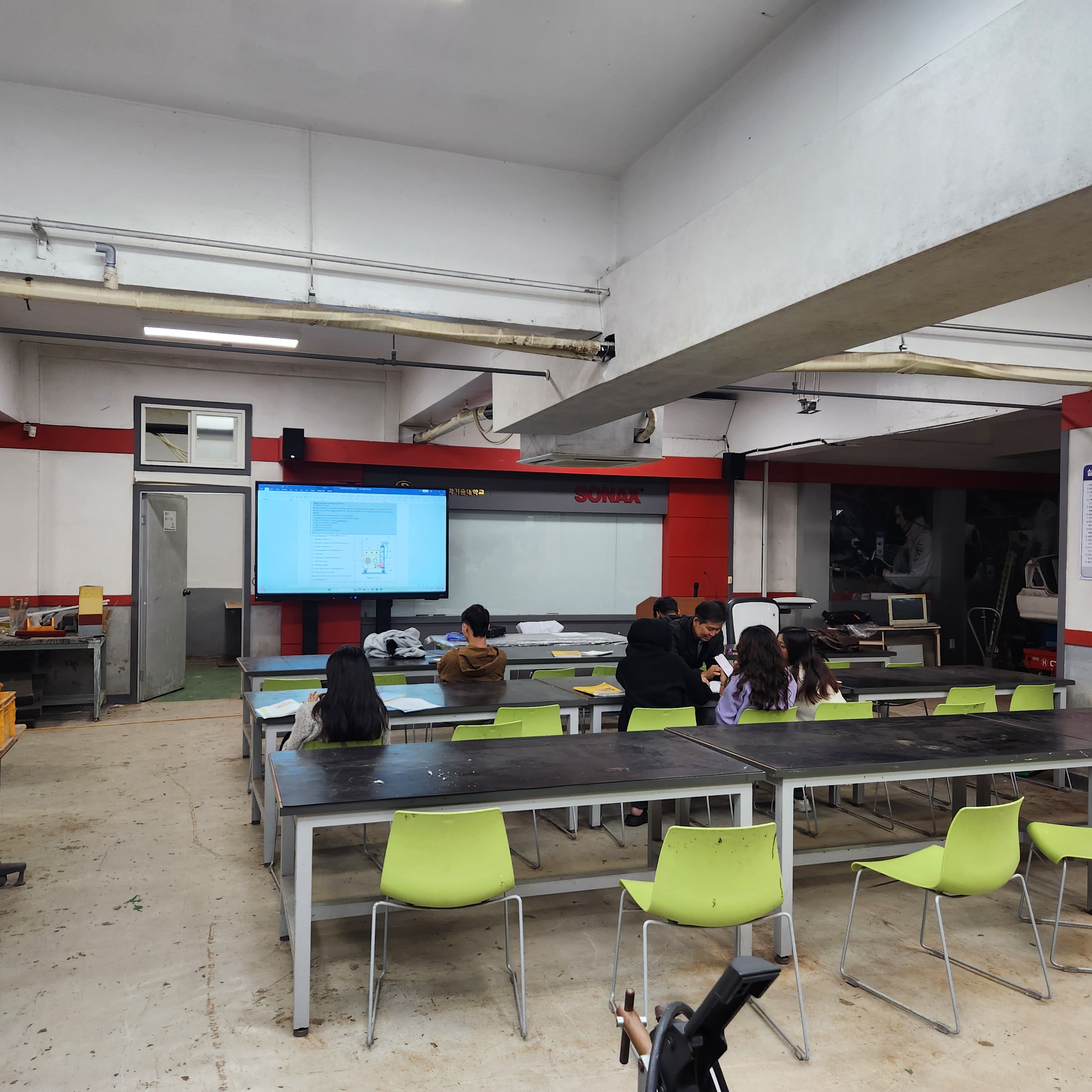 영어트랙 전기반 유학생 용접 실습