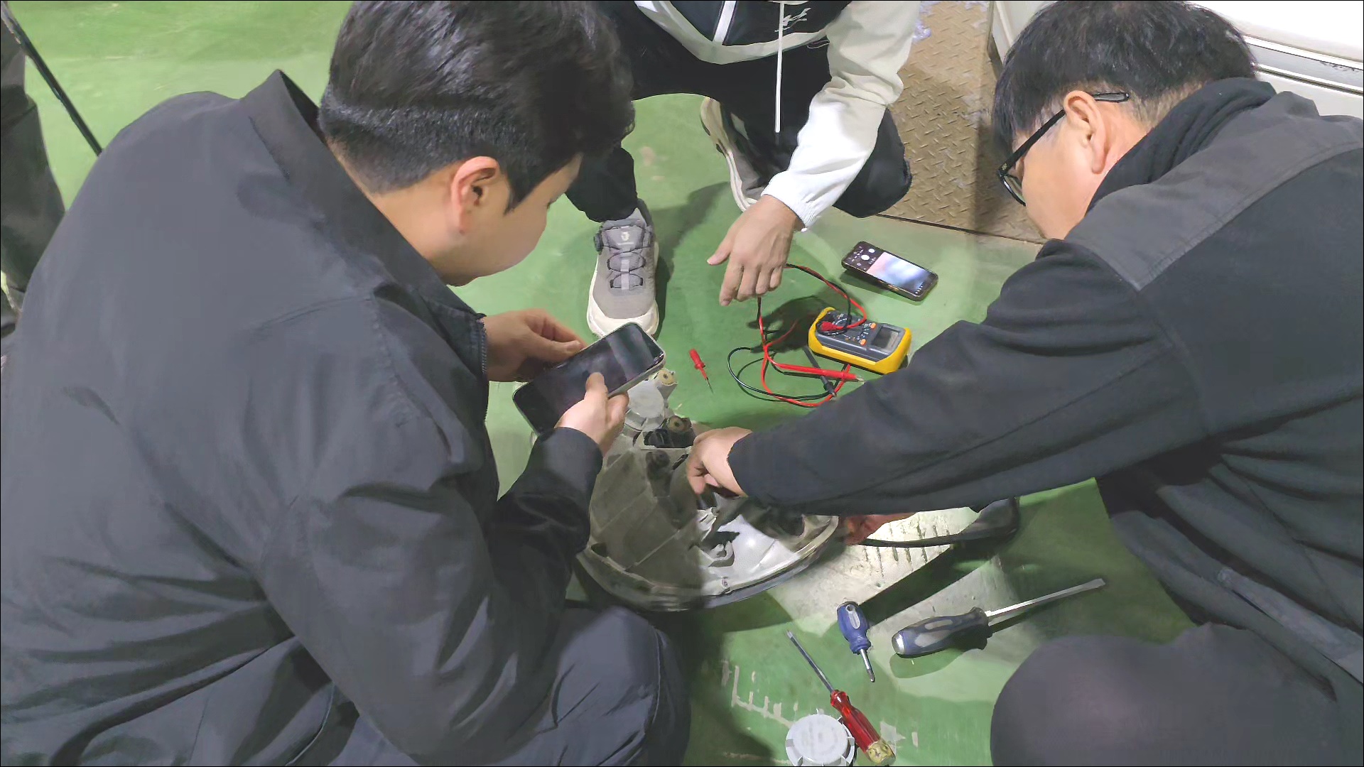 26년 야간 2학년 전조등 회로 점검